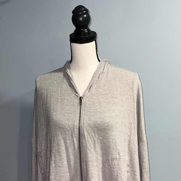 *Jack by BB Dakota- Grey zip up hooded jacket - Picture 2 of 7